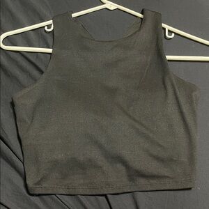 Black Athletic Tank Top
